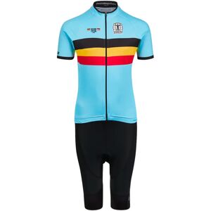 Bioracer BELGIAN NATIONAL TEAM 2024 Children's Kit (cycling jersey + cycling shorts) Kids Set (2 pieces)