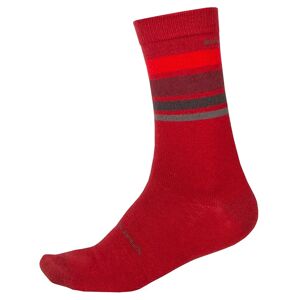 Endura BaaBaa Merino Stripe Winter Cycling Socks Winter Socks, for men, size S-M, MTB socks, Cycling clothing