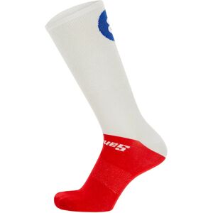 Santini LA VUELTA 1791m 2021 Cycling Socks, for men, size XL, MTB socks, Cycling clothes