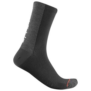 Castelli Bandito Wool 18 Cycling Socks Winter Socks, for men, size S-M, MTB socks, Cycling clothing