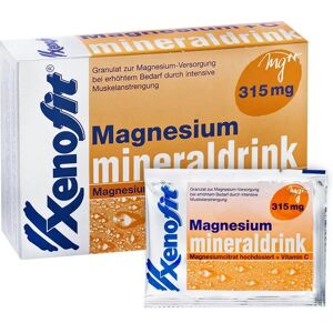 XENOFIT Magnesium + Vitamin C C Drink Powder Orange 20 bags, Power drink, Sports food