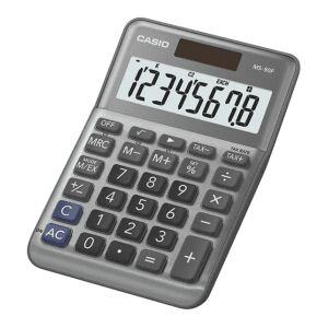 Casio MS-80F Desk Calculator - Grey