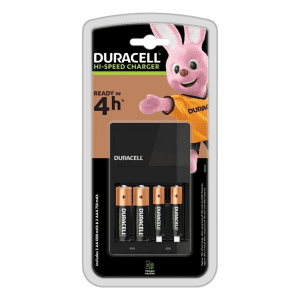 Duracell Hi-Speed Charger and Battery Bundle (2 x AA and 2 x AAA)