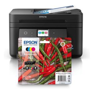 Epson WorkForce WF-2960DWF A4 Colour Multifunction Inkjet Printer Bundle (Wireless)