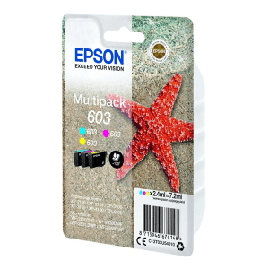 Epson 603 Multipack - Colour Set of 3 Ink Cartridges - Starfish (Original)