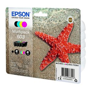 Epson 603 Multipack - Full Set of 4 Ink Cartridges - Starfish (Original)