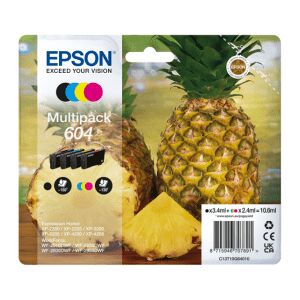 Epson 604 4 Ink Cartridge Multipack - Pineapple (Original)