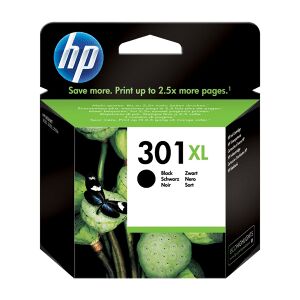 HP 301XL Black High Capacity Ink Cartridge - CH563EE (Original)