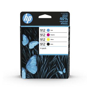 HP 912 Multipack - Full Set of 4 Ink Cartridges - 6ZC74AE (Original)
