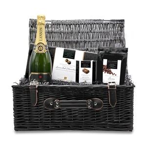 Chocolate Trading Co Chocolate and Champagne Large Wicker Gift Hamper