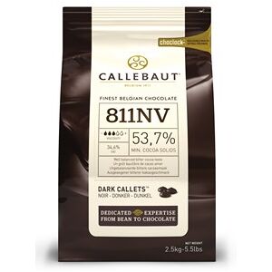 Callebaut dark chocolate chips (callets) 54% - 10kg bag