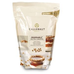 Callebaut salted caramel chocolate pearls (Crispearls)