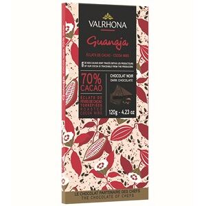 Valrhona Guanaja Cocoa Nibs 70% Dark Chocolate Bar