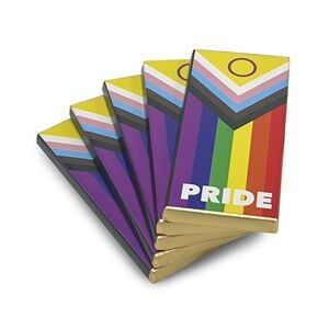 Novelty Cocoa Co. Pride Flag Milk Chocolate Bar - 10 Bars