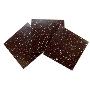 Make, Bake & Decorate Speckled, dark chocolate panels - Box of 27