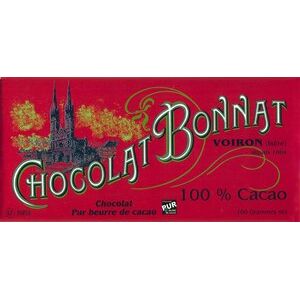 Bonnat, 100% dark chocolate bar