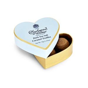 Charbonnel et Walker, Mini heart, Dark sea salt caramel truffles