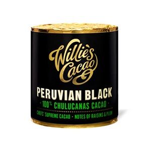 Willies chocolate Willie's Peruvian Black Chulucanas Superior 100% cocoa