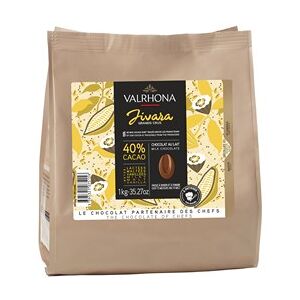 Valrhona Jivara, 40% milk chocolate chips - Small 1kg bag