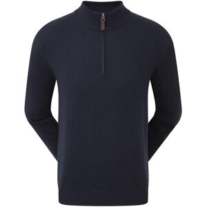 FootJoy Wool Blend 1/2 Zip Sweater - Navy FootJoy Wool Blend 1/2 Zip Sweater - Navy