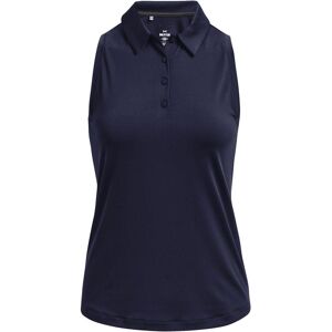 Under Armour Womens Playoff Sleeveless Golf Polo - Midnight Navy Under Armour Womens Playoff Sleeveless Golf Polo - Midnight Navy