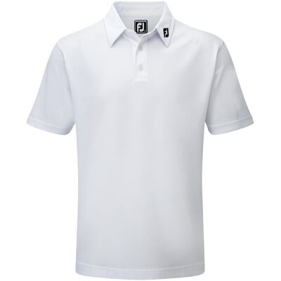 FootJoy White 3XL Golf Polo Shirt - Moisture-Wicking FootJoy White 3XL Golf Polo Shirt - Moisture-Wicking