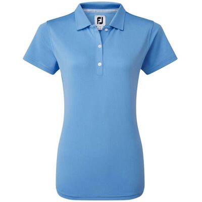 FootJoy - Stretch Pique Solid - Light Blue - Polo Shirt FootJoy - Stretch Pique Solid - Light Blue - Polo Shirt