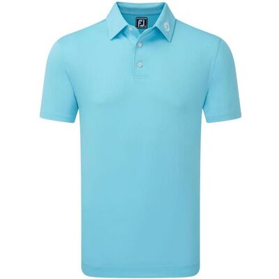 FootJoy ProDry Stretch Lisle Golf Polo Shirt - Riviera Blue - Golf Polo Shirt FootJoy ProDry Stretch Lisle Golf Polo Shirt - Riviera Blue - Golf Polo Shirt