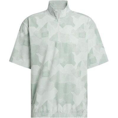adidas Go-To DWR Short Sleeve Half Zip Top - Wonder Silver adidas Go-To DWR Short Sleeve Half Zip Top - Wonder Silver