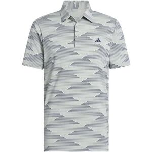 adidas Ultimate Performance Mens Polo Shirt - Wonder Silver/Collegiate Navy adidas Ultimate Performance Mens Polo Shirt - Wonder Silver/Collegiate Navy