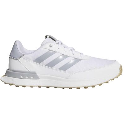 Adidas S2G SL 24 Spikeless Golf Shoes - White/Silver/Gum Adidas S2G SL 24 Spikeless Golf Shoes - White/Silver/Gum