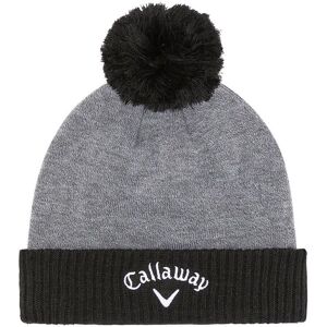 Callaway Tour Authentic Pom Golf Beanie - Charcoal/Black Callaway Tour Authentic Pom Golf Beanie - Charcoal/Black