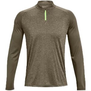 Under Armour Tech 2.0 Zip Neck Blade Collar Sweater - Green Under Armour Tech 2.0 Zip Neck Blade Collar Sweater - Green
