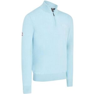 Callaway 1/4 Zip Merino Wool Tour Logo Golf Sweater - Arctic Paradise Callaway 1/4 Zip Merino Wool Tour Logo Golf Sweater - Arctic Paradise