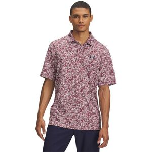 Under Armour Playoff 3.0 Printed Golf Polo Shirt - Tourmaline Pink/Dark Maroon/Midnight Navy Under Armour Playoff 3.0 Printed Golf Polo Shirt - Tourmaline Pink/Dark Maroon/Midnight Navy
