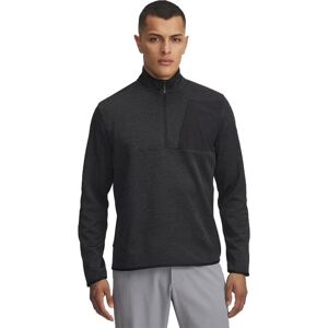 Under Armour UA Drive Midlayer SweaterFleece Golf Top - Black/Anthracite/Black Under Armour UA Drive Midlayer SweaterFleece Golf Top - Black/Anthracite/Black