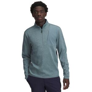 Under Armour UA Drive Midlayer SweaterFleece Golf Top - Jasper Blue/Serpentine/Jasper Blue Under Armour UA Drive Midlayer SweaterFleece Golf Top - Jasper Blue/Serpentine/Jasper Blue