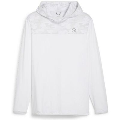 Puma Cloudspun Camo Hoodie - White Glow Puma Cloudspun Camo Hoodie - White Glow