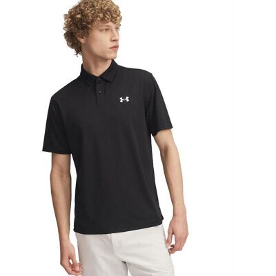 Under Armour T2G Pique Black Polo Shirt - Men's Sportswear Under Armour T2G Pique Black Polo Shirt - Men's Sportswear