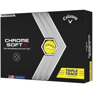 Callaway Chrome Soft X Triple Track Golf Balls - Yellow