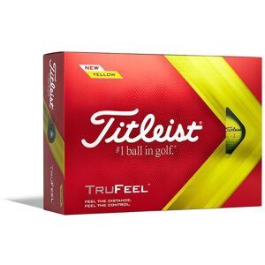 Titleist TruFeel Golf Balls - Personalised - Yellow