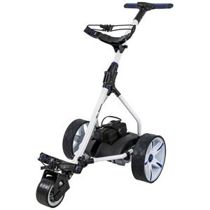 Ben Sayers Electric Golf Trolley - White/Blue 18 Hole Lithium