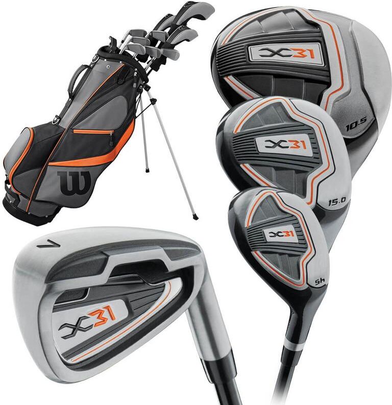 Wilson X-31 Men's Golf Package Set - Graphite