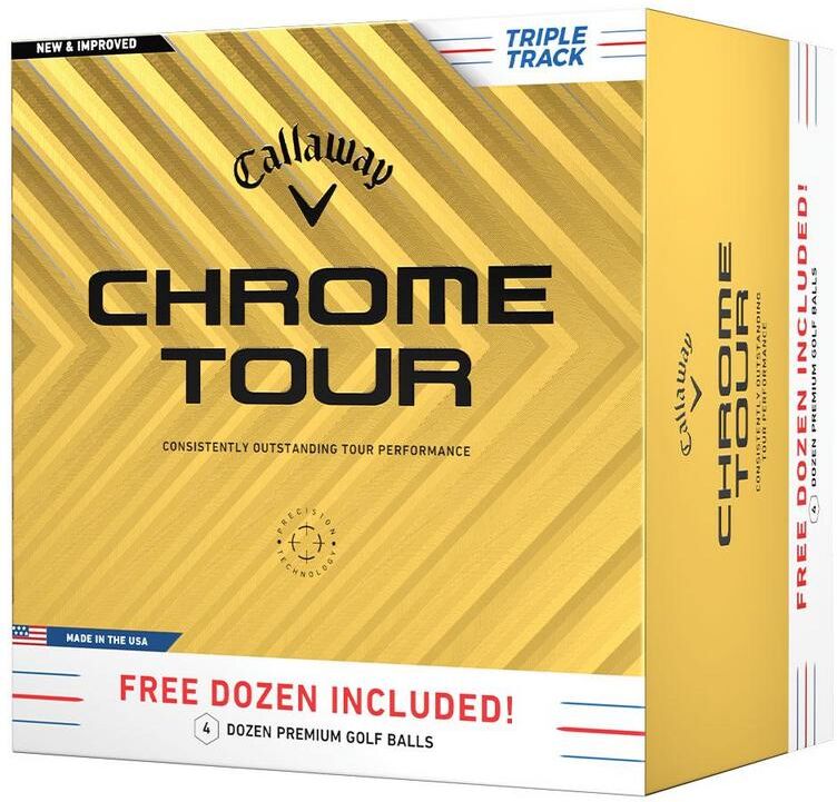 Callaway Chrome Tour Triple Track Golf Balls - 4 for 3 Offer