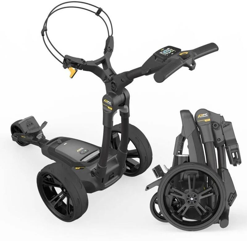 PowaKaddy CT6 Black Electric Golf Trolley 2024 - 18 Hole Lithium