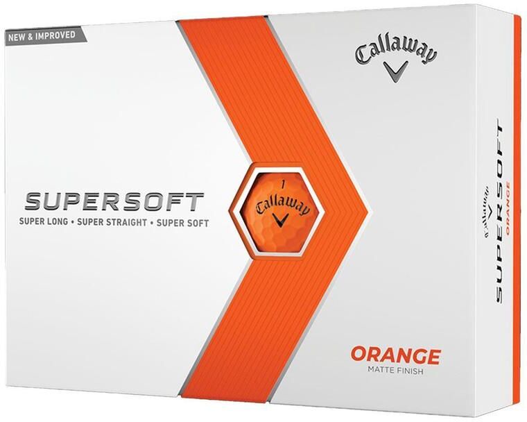 Callaway Supersoft Golf Balls 23 - Orange