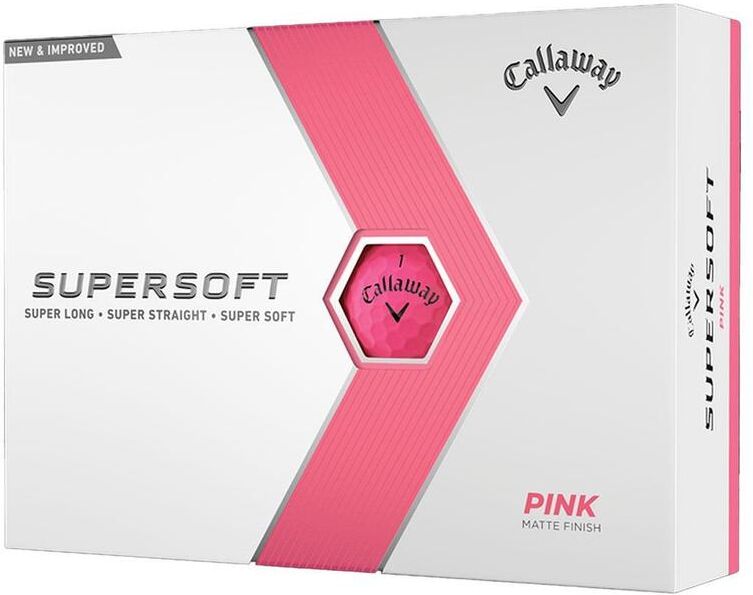 Callaway Supersoft Golf Balls 23 - Pink