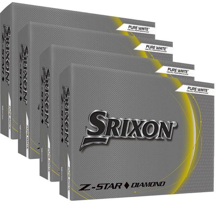 Srixon Z-Star Diamond Golf Balls - White (4 FOR 3)