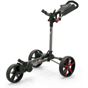 PowaKaddy DLX-Lite FF Push Cart Golf Trolley - Gunmetal/Red PowaKaddy DLX-Lite FF Push Cart Golf Trolley - Gunmetal/Red