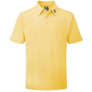 FootJoy Yellow Pique Golf Polo - Performance Shirt FootJoy Yellow Pique Golf Polo - Performance Shirt